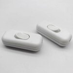 2 pcs interrupteur bi - polaire inter  bascule 6a 250v interrupteur  touche basculante variateur d'intensit ...