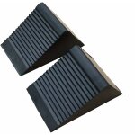 Aougo - 2pcs blocs de coin en caoutchouc retenue de cale de roue de retenue de voiture amicable Aougo - 2pcs blocs de coin en caoutchouc retenue de cale de roue de retenue de voiture amicable