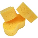Lot de 3 ponges de voiture jumbo ? indulgent pour la peinture, sans rayures, absorbante, limine la ...