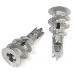 Aougo - lot de 50 chevilles de fixation pour plaque de pl�tre auto - per�antes - en m�tal pour plaques ...