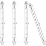 Aougo - ampoules �co halog�nes r7s 118mm 400w 230v 3100lm blanc chaud 2700k ampoule de type j pour le ...