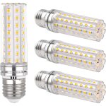 Aougo - ampoule led mais e27 18w, 220 - 240v, 1200lm blanc froid 6000k, non dimmable, �quivalent ampoule ...