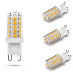 Aougo - ampoule led g9 5w, 500lm, �quivalen 50w halog�ne, blanc chaud 3000k, 220 - 240v, cri 85, non ...