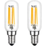 Aougo - ampoule led, t25 e14 4w ampoule blanc chaud 2700k, 400lm, ampoule filament tubulaire led pour ...