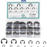 Circlips interne e - clips, 450 pi�ces 13 tailles anneau de retenue assortiment avec bo�te de rangement ...