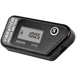 Compteur horaire sans fil aliment par batterie, jauge de dtection de vibration pour tracteur de pelouse, ...