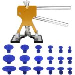 Aougo - kit dbosselage sans peinture, outil dbosselage carrosserie avec 18 ventouses bleu pour automobile, ...