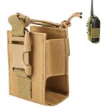 Aougo - pochette de phone tactique, portable tactique militaire talkie - walkie sac pochette radio porte ...