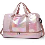 Sac de voyage grand avec compartiment � chaussures, 40l sac de sport femme imperm�able �l�gant, sac de ...