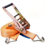 Aougo - sangles � cliquet, sangles d'arrimage 10m x 50mm pour class� 2000 kg capacit� avec crochet tendeur ...