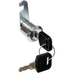Aougo - serrure batteuse cylindre, verrou de porte pour armoire, serrure batteuse a came barillet pour ...