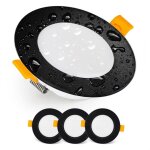 Aougo - spot led encastrable downlight led spots de plafond ip54 pour salle de bain, locaux humides, ...