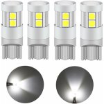 T10 ampoule led 5w, 12v 24v blanc 6000k, avec projecteur objectif (4 pcs)