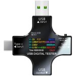 Testeur usb multimtre usb c meter de courant et de tension 3. 3 - 30v 0 - 5. 1a tester 2 en 1 voltmetre ...