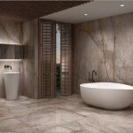 Carrelage grs crame effet marbre wild forest 120x120 cm greige (gris / beige) - naturel - bote de ...