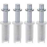 Apex 4 pi�ces de quincaillerie pour porte pliante haut pivot 3 / 8 pouce � ressort pour porte pliante ...