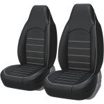 Apex accessoires auto housses de si�ge auto universelles avant (paire) en cuir pu imperm�able pour voitures ...