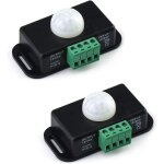 Apex d�tecteur de mouvement infrarouge, contr�leur pir 12v / 24v, capteur pir, adapt� aux rubans led, ...