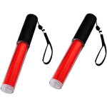 Apex deux b�tons lumineux en plastique, adapt�s � la signalisation routi�re, b�tons de signalisation ...