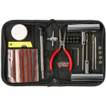 Apex kit de m�ches r�paration de pneu, 46 pi�ces outils de meche pneu crevaison, avec 40 bandes de r�paration ...