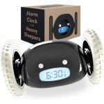 Apex r�veil matin roulant forte sonnerie reveil puissant gros dormeurs pour sourd tres bruyant chambre ...