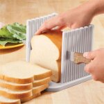 Apex trancheuse � pain r�glable / guide de d�coupe pour pain maison, trancheuse � pain en plastique, ...