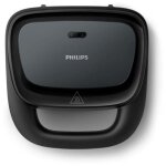 Appareil a croque - monsieur philips hd2331 / 90 - 750 w - plaques triangulaires - noir