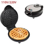 Appareil à gaufre 1200w gaufrier electrique machines à gaufres rond plaques antiadhésives température ... Appareil à gaufre 1200w gaufrier electrique machines à gaufres rond plaques antiadhésives température ...
