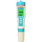 Appareil de mesure de la qualit� de l'eau 7 en 1 : chlore r�siduel, ph, conductivit� �lectrique, tds, ...