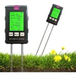 Appareil de mesure du sol 6 en 1, testeur de sol rotatif à 90 °, testeur d'humidité du sol, testeur numérique ... Appareil de mesure du sol 6 en 1, testeur de sol rotatif à 90 °, testeur d'humidité du sol, testeur numérique ...