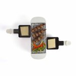 Appareil � raclette blanc 2 personnes + 2 caquelons - 350w - plateau amovible en granite doc156w - new ...