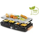Appareil � raclette - domo - do9262g - 8 personnes - pierre de cuisson - grill - 1400 w