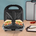 Appareil  sandwich 3 en 1 appareil  sandwich lectrique appareil  sandwich et  gaufres 750w