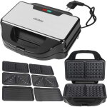 Appareil � sandwichs croque monsieur gaufrier 1500w