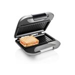 Appareil  sandwich gril princess 01. 127003. 01. 001 noir gris 750 w