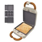 Appareil à sandwich rock'ntoast retro one beige - cecotec Appareil à sandwich rock'ntoast retro one beige - cecotec