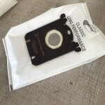 Applicable lot de 10 sacs  poussire en tissu pour aspirateur electrolux s - bag aeg gr201 philips fc8021 ...