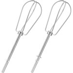 Applicable lot de 2 accessoires pour batteur � main w10490648, batteurs � main en acier inoxydable pour ...