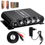 Applicable amplificateur audio hifi st - 838, amplificateur hifi 2. 1ch rms 20w x 2 + 40w mini amplificateur ...