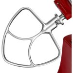 Applicable batteur plat en acier inoxydable pour batteur kitchenaid � t�te inclinable de 4, 5 � 5 litres, ...
