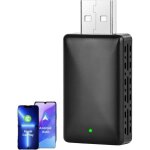 Applicable nouveaut� 2025, adaptateur carplay & android auto sans fil ? cl� usb bluetooth 5. 4 & wifi ...