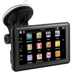Applicable q5 voiture 5 pouces hd tft touch screen gps navigateur support tf carte / mp3 / fm transmetteur ...