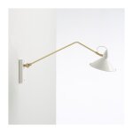 Fijalo - applique 70x22x28 m�tal blanc / bronze