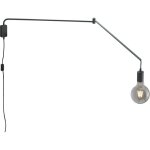 Applique articulee 1xe27 metal noir mat bras pivotant 150 cm trio line 50215987 50215987