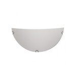 Applique demi - lune mod�le avis 1 lumi�re white fabrilamp