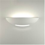 Applique demi - lune pl�tre double �mission douille � peindre r7s