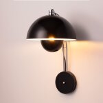 Applique design vintage 'ann' - e27 - noir