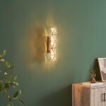 Applique dor�e ultra chic en m�tal et cristaux d�coratifs led - dalina