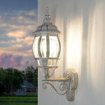 Licht - erlebnisse - applique d'ext�rieur brest blanche avec bras au design r�tro dans le style rustique ...