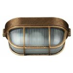 Applique d'ext�rieur, lampe ovale en aluminium moul� sous pression applique, murale marine nautique lumi�re ...